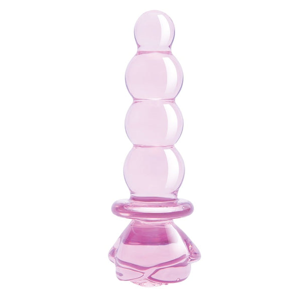 GLAZE GLASS ROSEBUD BEADED  PLUG