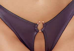 Bra and Briefs purple M