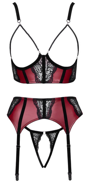 Bra, Suspender Belt & StringXL
