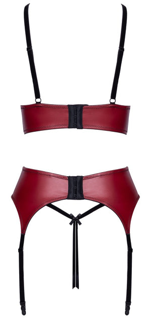 Bra, Suspender Belt & String M