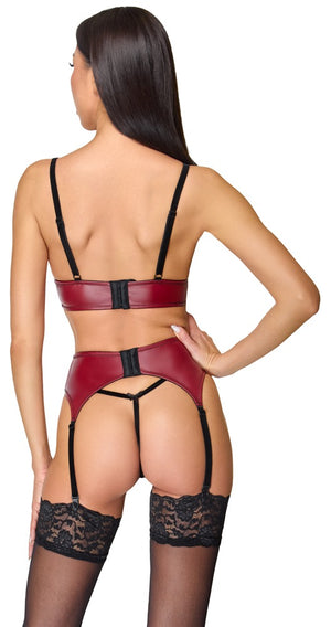 Bra, Suspender Belt & String L