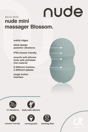 NUDE BLOSSOM TRAVEL MASSAGER