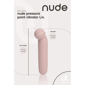 NUDE LIV PRESSURE POINT VIBRATOR - TRAVELSIZE