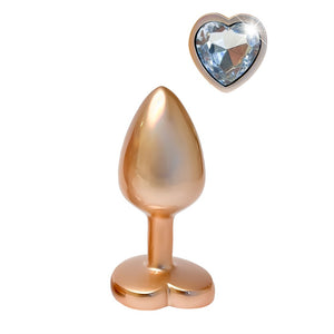 GLEAMING LOVE PEARL GOLD PLUG SMALL