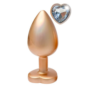 GLEAMING LOVE PEARL GOLD PLUG LARGE