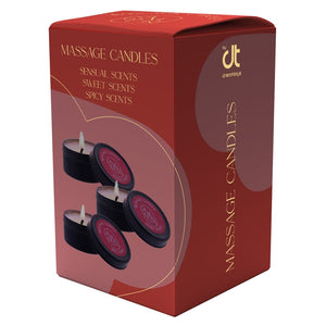 AMOUR MASSAGE CANDLE SET OF 3 SCENTS