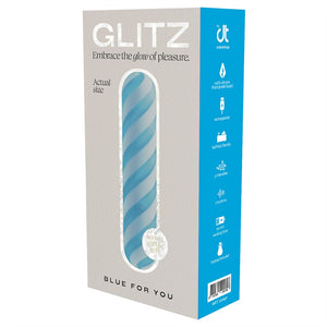GLITZ BLUE FOR YOU BULLET VIBRATOR
