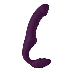 BOLD. STORM REMOTE CONTROLLED STRAPLESS VIBRATOR STORM WITH 6 INCH DILDO