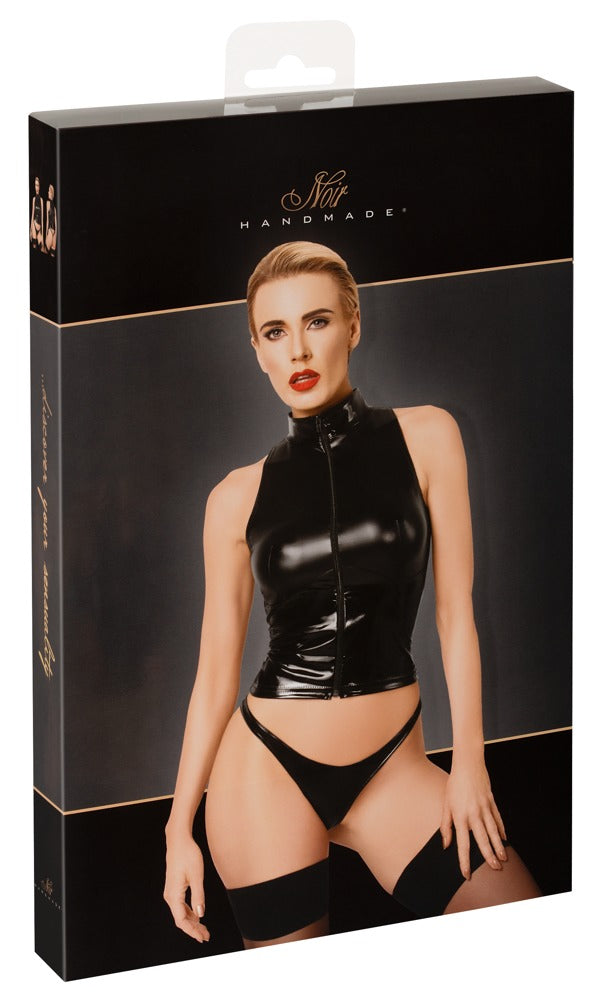 Noir Top w Zip XL