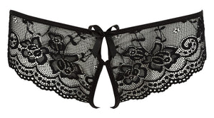 Crotchless Lace Briefs XL