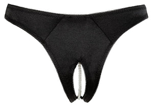 G-String Pearls black S