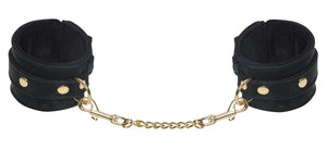 BK Handcuffs Velvet black
