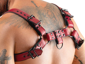 Men's Chest Harness red S-XL