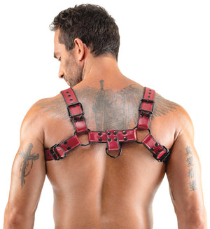 Men's Chest Harness red S-XL