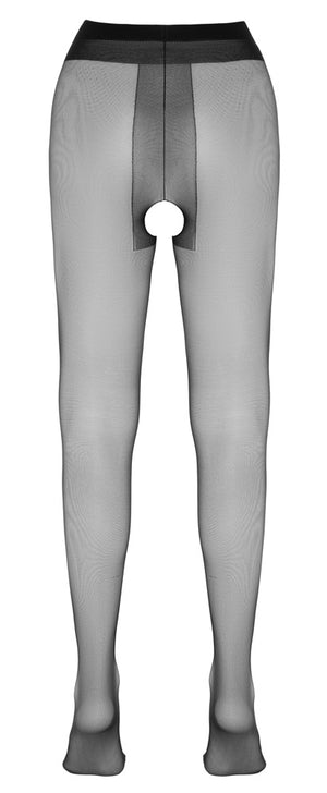 Crotchless Tights black 2