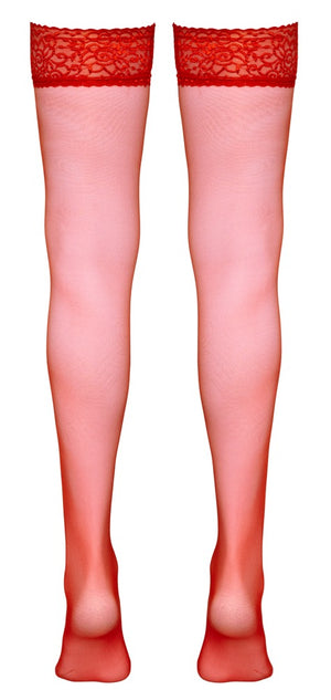 Hold-up Stockings red 3