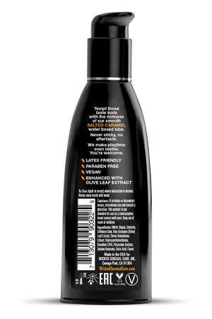WICKED AQUA SALTED CARAMEL FLAVORED LUBRICANT 60ML