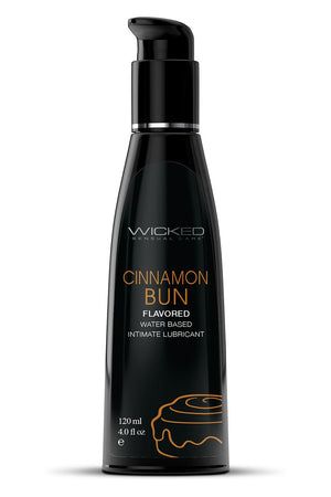 WICKED AQUA CINNAMON BUN FLAVORED LUBRICANT 120ML