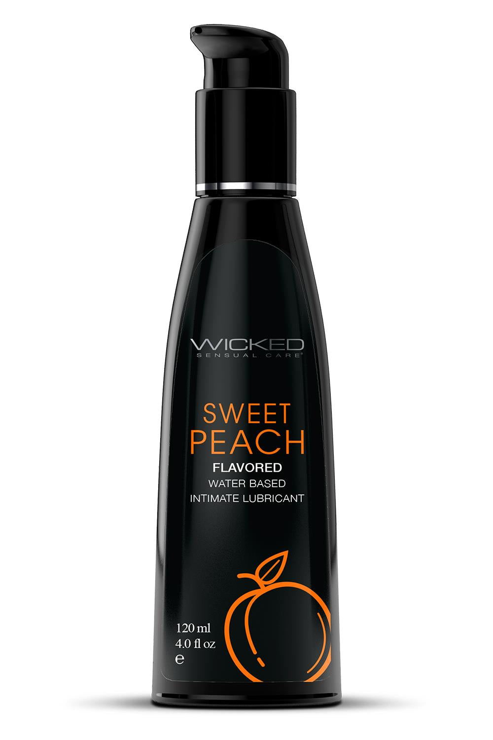 WICKED AQUA SWEET PEACH FLAVORED LUBRICANT 120ML
