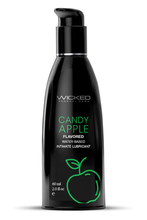 WICKED AQUA CANDY APPLE FLAVORED LUBRICANT 60ML