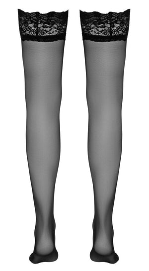 Hold-up Stockings black 6