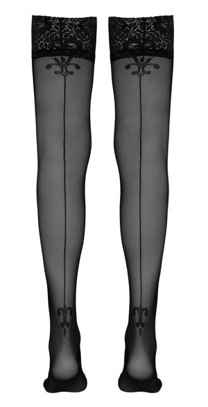 Hold-up Stockings with seam 3