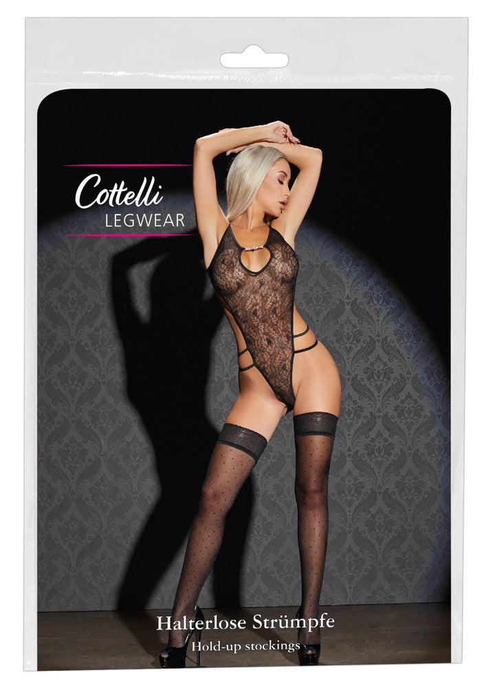 Hold-up Stockings Dots 4