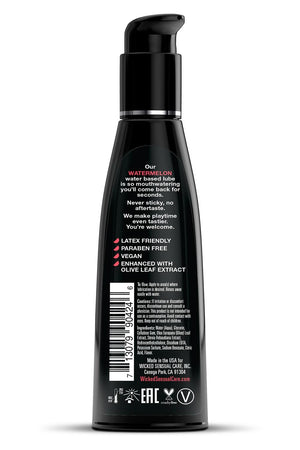 WICKED AQUA WATERMELON FLAVORED LUBRICANT 120ML