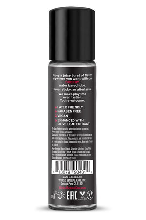 WICKED AQUA CHERRY FLAVORED LUBRICANT 30ML