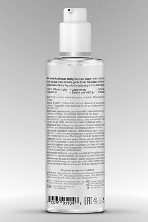 WICKED SIMPLY AQUA LUBRICANT 120ML