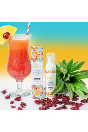 EXSENS WARMING MASSAGE OIL SEX ON THE BEACH  50ML