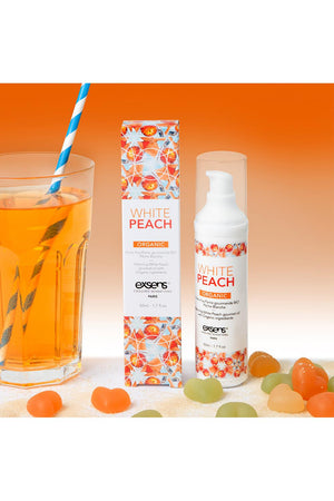 EXSENS WARMING MASSAGE OIL WHITE PEACH ORGANIC 50ML