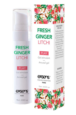 EXSENS AROUSAL GEL FRESH GINGER LITCHI 15ML