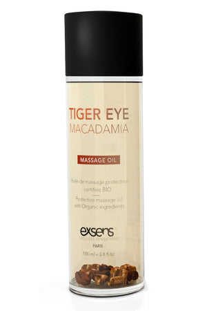EXSENS ORGANIC MASSAGE OIL TIGER EYE MACADAMIA  100ML