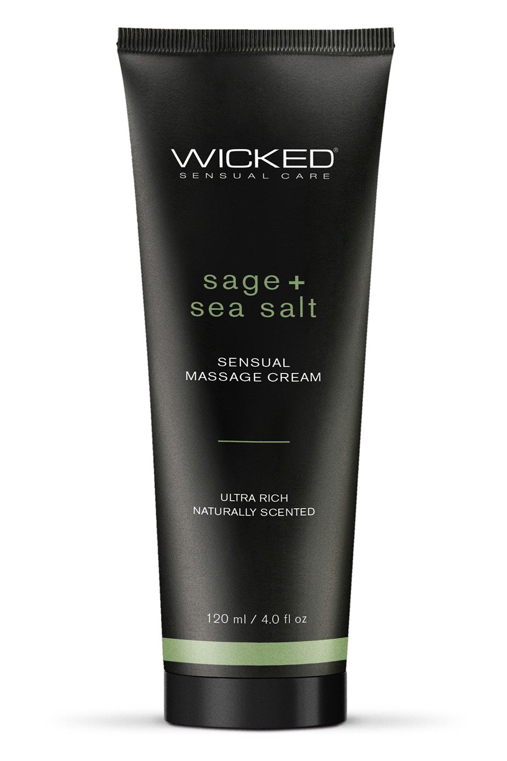 WICKED SENSUAL MASSAGE CREAM 120ML SAGE AND SEASALT SCENTED
