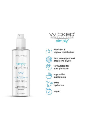 WICKED SIMPLY TIMELESS AQUA LUBRICANT 120ML