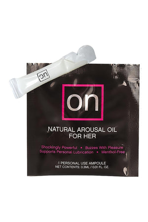 SENSUVA ON ORIGINAL AROUSAL OIL AMPOULE PACKET
