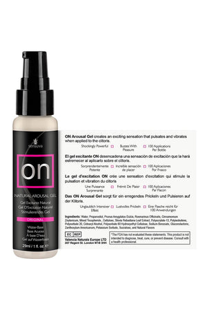 SENSUVA ON ORIGINAL AROUSAL GEL 29ML