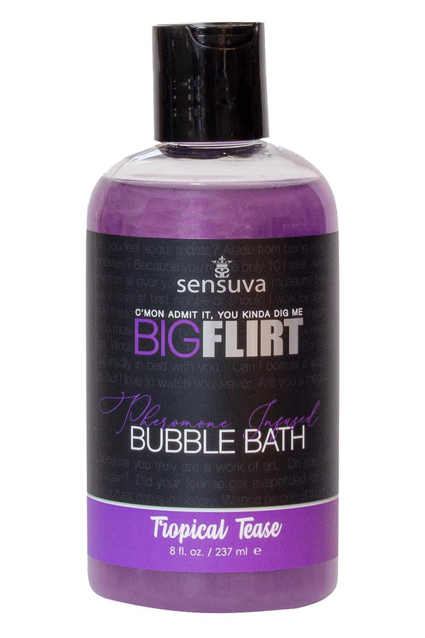 SENSUVA BIG FLIRT PHEROMONE BUBBLE BATH TROPICAL TEASE 237ML