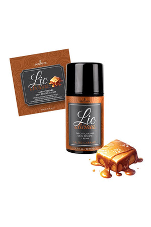 SENSUVA LIC-O-LICIOUS ORAL DELIGHT CREAM SALTED CARAMEL 50ML