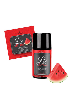 SENSUVA LIC-O-LICIOUS ORAL DELIGHT CREAM WATERMELON 50ML