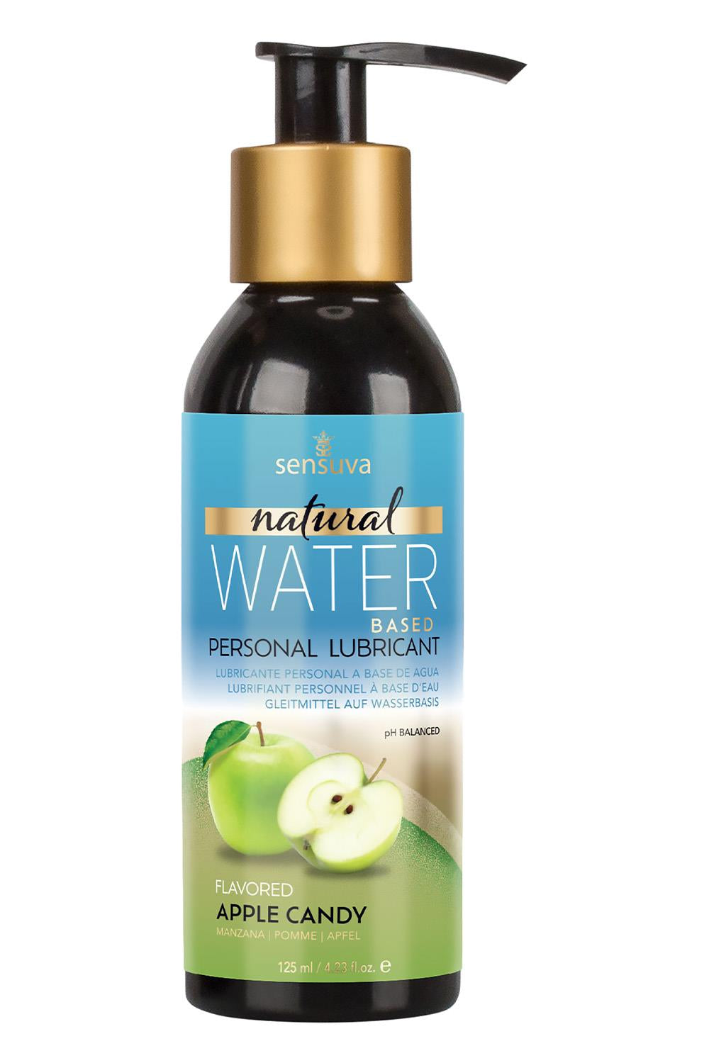 SENSUVA NATURAL WATER-BASED PERSONAL LUBRICANT APPLE CANDY 125ML