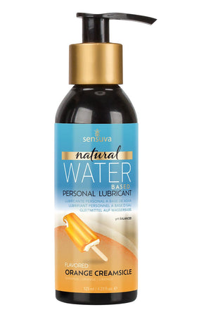SENSUVA NATURAL WATER-BASED PERSONAL LUBRICANT ORANGE CREAMSICLE 125ML
