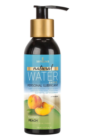 SENSUVA NATURAL WATER-BASED PERSONAL LUBRICANT PEACH  125ML