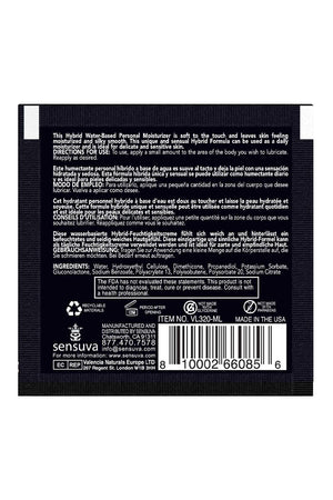 SENSUVA HYBRID PERSONAL MOISTURIZER ORIGINAL UNFLAVORED 6 ML