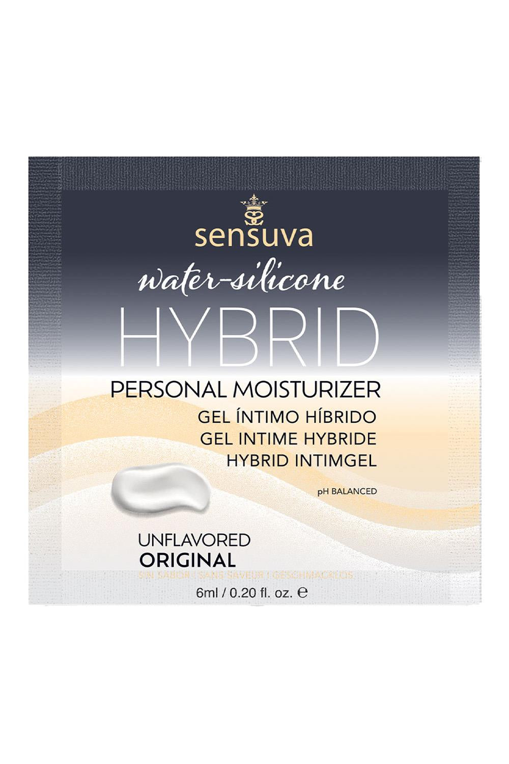 SENSUVA HYBRID PERSONAL MOISTURIZER ORIGINAL UNFLAVORED 6 ML