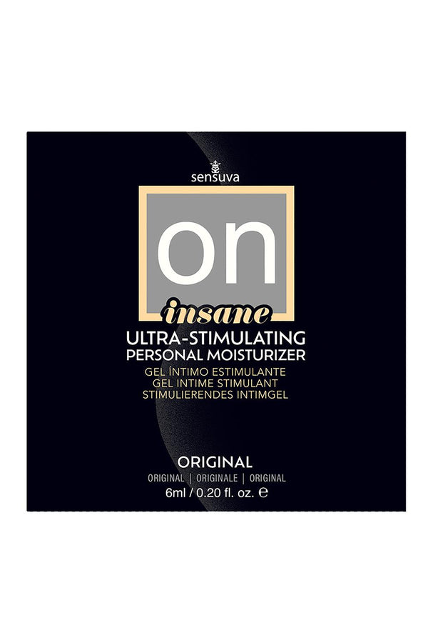 SENSUVA ON INSANE ULTRA-STIMULATING PERSONAL MOISTURIZER ORIGINAL UNFLAVORED 6 ML