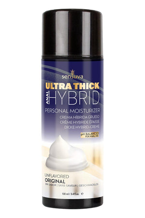 SENSUVA ULTRA THICK HYBRID PERSONAL MOISTURIZER ANAL HIGH PH FORMULA ORIGINAL UNFLAVORED 100ML