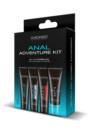 WICKED ANAL ADVENTURE KIT 4X30 ML