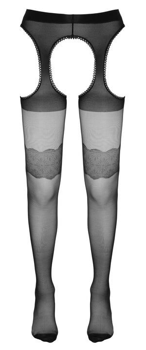 Tights with garter XL